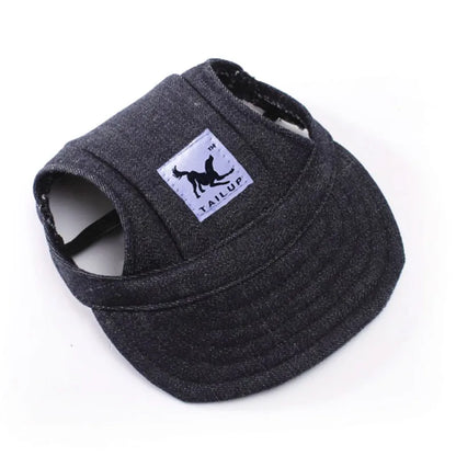 CutePaws Adjustable Dog Baseball Hat with Ear Holes for Small Pets-World Bazaar Life