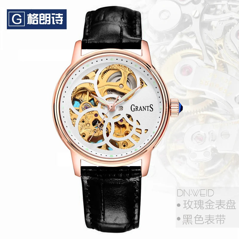 ENLOONG Grants Series Skeleton Watches Women Wrist Luxury Watch Fancy Custom logo Women Ladies Watches Brands Luxury 2019