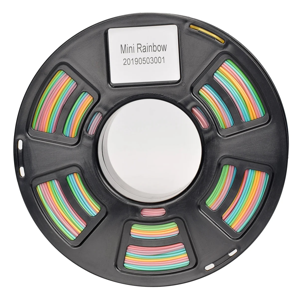 ERYONE Mini Rainbow PLA Filament 1KG - 1.75mm, ±0.03mm Tolerance, Top-Rated 3D Printing Material for All Printers