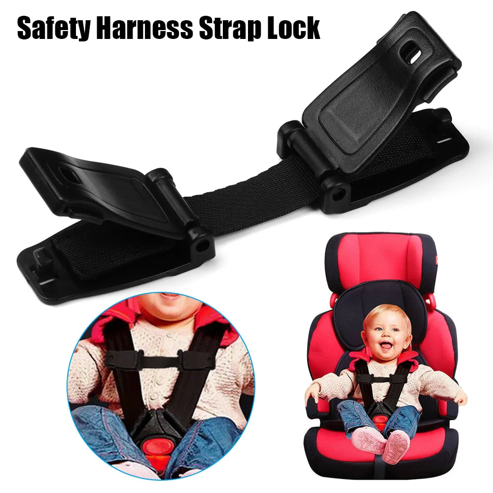 Car Seat Belt Adjustable Strap Highchair Safety Harness Strap Lock Anti Escape Child Baby Chest Clip Travel Car Backpack Clip - World Bazaar Life