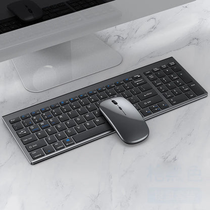 Multi-Device Wireless Keyboard and Mouse Set  Wireless Daul Model Keyboard Mouse Comb for Laptop PC Pad