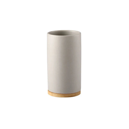UNTIOR 3PCS Ceramic Bathroom Accessories Set Fashion Soap Dispenser Toothbrush Holder Tumbler Ceramic Household Bathroom Product-World Bazaar Life