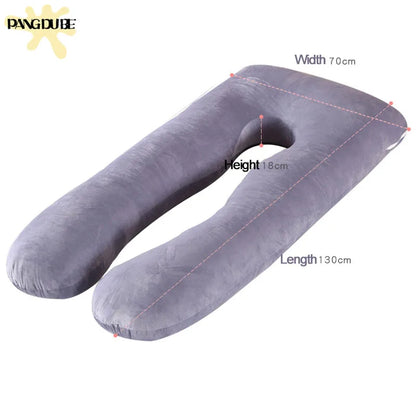 PANGDUBE Pregnancy Pillow 130*70cm Sleeping Waist Pillow for Pregnant Women Nursing Pillow Breastfeeding Cushion for Women-World Bazaar Life