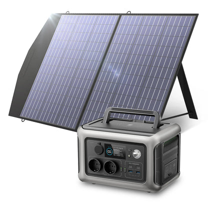 ALLPOWERS Portable Power Station R600, 299Wh LiFeP04 Battery with 2x 600W (1200W Surge) AC Outlets for Outdoor Camping RV Home