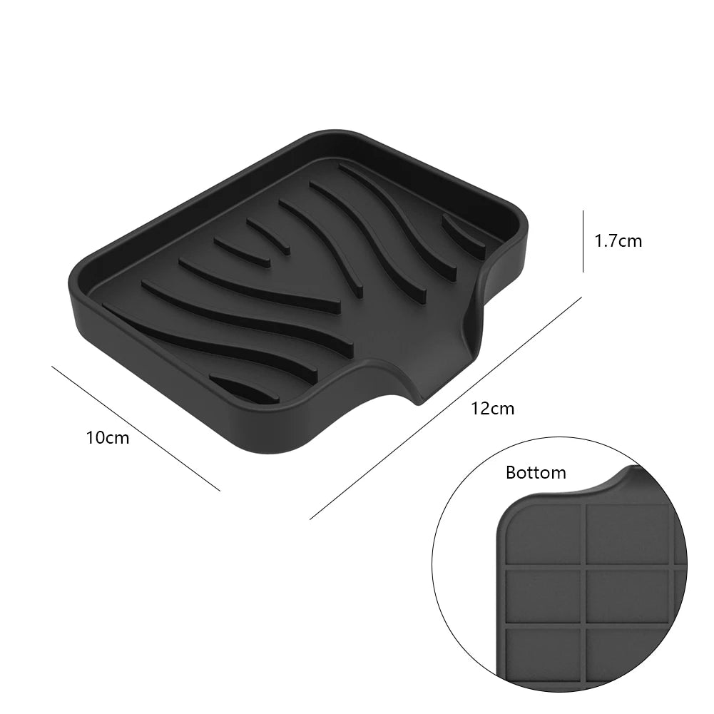Silicone Drain Pad Countertop Protector Faucet Splash Guard Tray - World Bazaar Life
