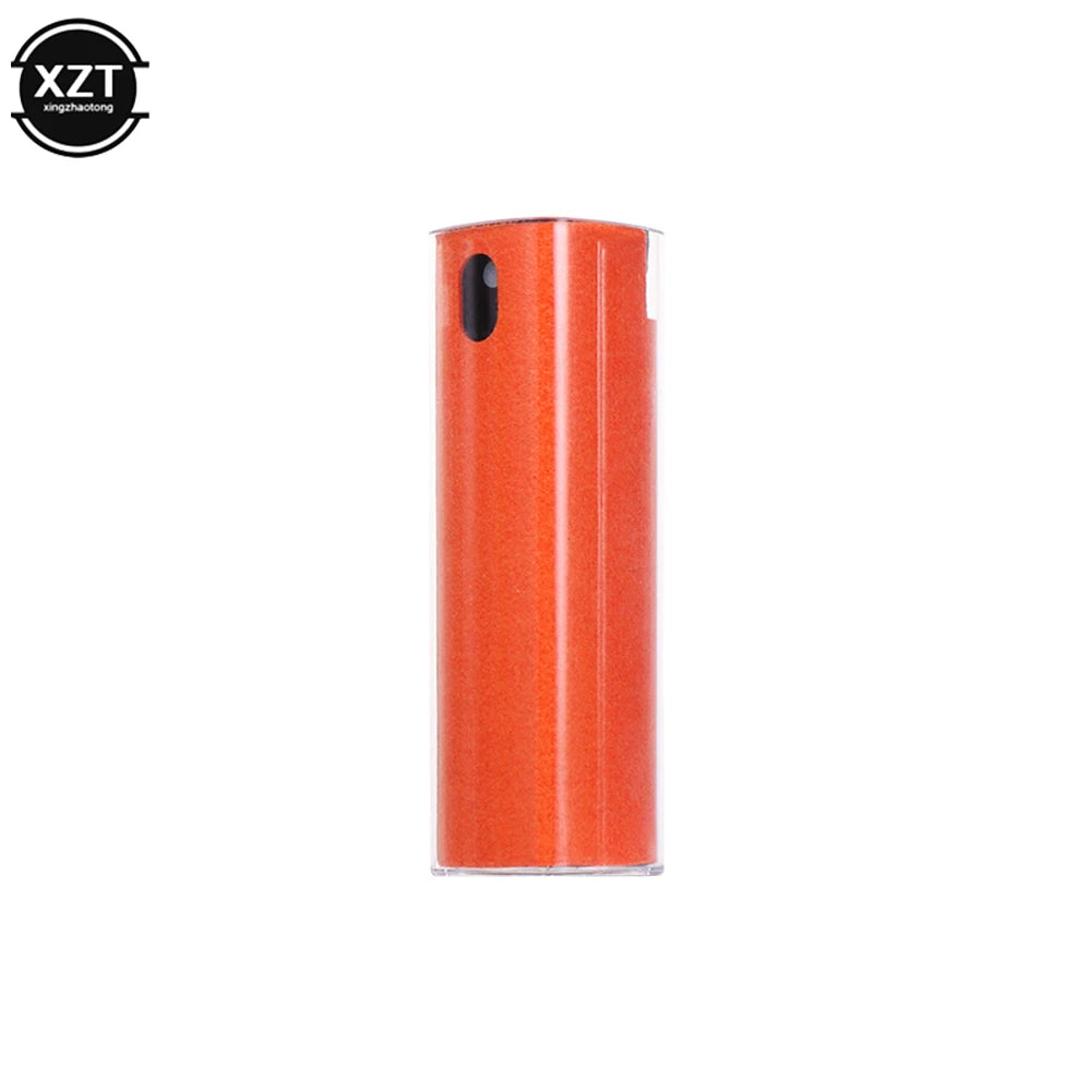 2 in1 Phone Screen Cleaner Spray Bottle Computer Mobile Phone Screen Dust Removal Tool Microfiber Cloth Set Tool Without Liquid