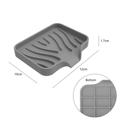 Silicone Drain Pad Countertop Protector Faucet Splash Guard Tray - World Bazaar Life