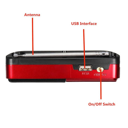 Outdoor Emergency Radio – Hand Crank, Solar, Light & Power Bank