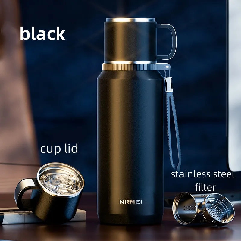 Double Wall Vacuum Flasks Stainless Steel Thermos Bottle for Tea and Coffee Large Capacity Insulated Water Bottle Thermos Cup-World Bazaar Life