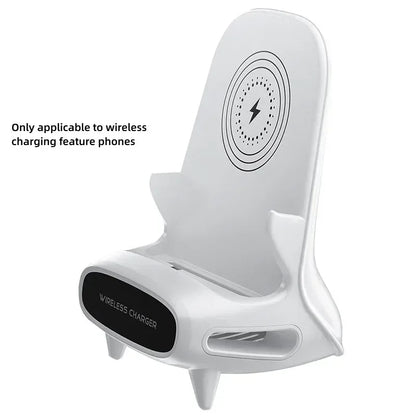 15W Wireless Charger for iPhone 16 15 Pro Max Fast Charging Stand for Samsung S23 Xiaomi Qi Certified Induction Charger Station