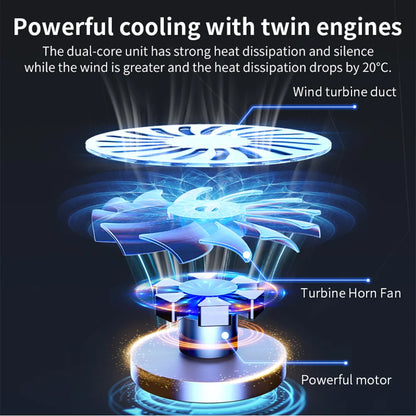 Gaming Laptop Cooler For Macbook Air Pro Dell 12-16 Inch Notebook Laptop Cooling Pad Wind 2 Fans Heat Sink Laptop Stand Radiator