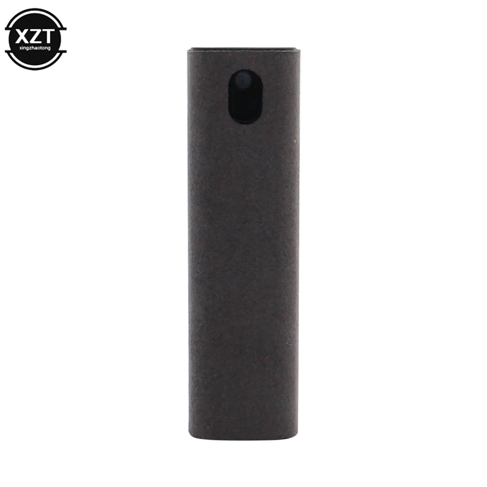 2 in1 Phone Screen Cleaner Spray Bottle Computer Mobile Phone Screen Dust Removal Tool Microfiber Cloth Set Tool Without Liquid