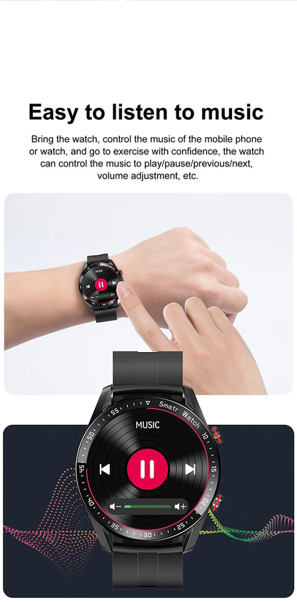 New 2023 ECG+PPG Smart Watch Bluetooth Call Music player Man Watch Sports Waterproof Luxury Smartwatch For Android ios