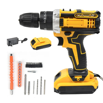 20V Electric Power Drill Kit for Home Repair & Maintenance Tools - World Bazaar Life