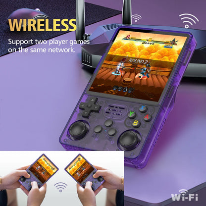 Big Screen BOYHOM R36PLUS Handheld Game Console 4.0inch 10000+ Games PK R36S Portable Pocket Video Player Kids Gift Arkos System