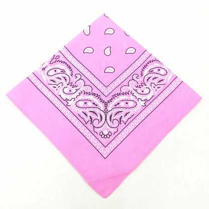 Unisex Men Women Bandana Hairband Cowboy Mens Biker Sports Headwear Wrist Hairwrap Single Sided Head Wrap Scarf Paisley - World Bazaar Life