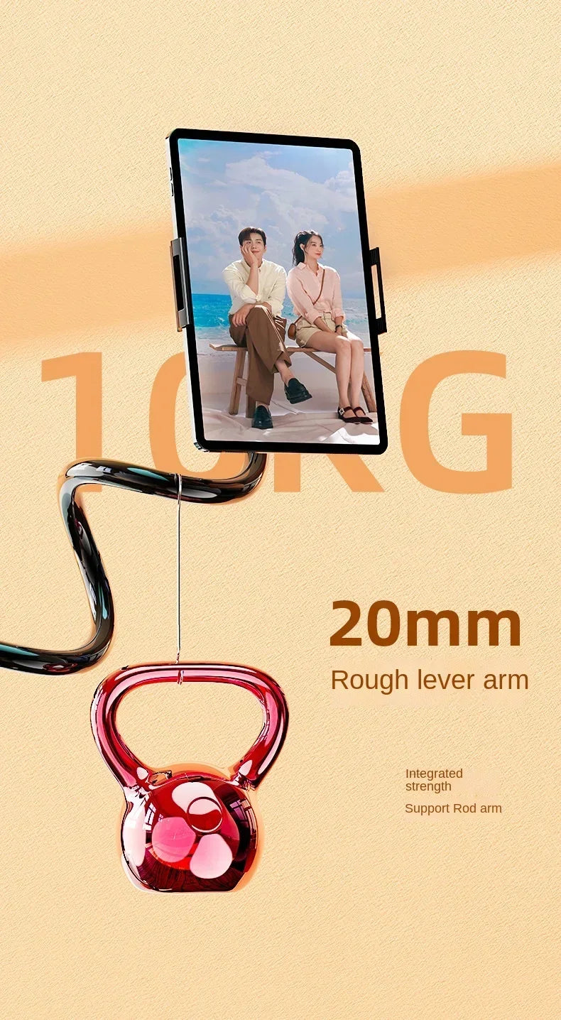 Tablet Stand for Desk Clip Rotating Lazy Flexible Gooseneck Clamp Universal Long Arm Mount for Ipad Bed Desk Mobile Phone Holder - World Bazaar Life