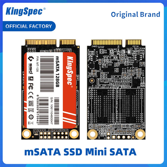 KingSpec mSATA SSD 128gb 256gb 512GB mSATA SSD 1TB 2TB HDD For Desktop 3x5cm Internal Solid State Hard Drive for Hp Laptop-World Bazaar Life