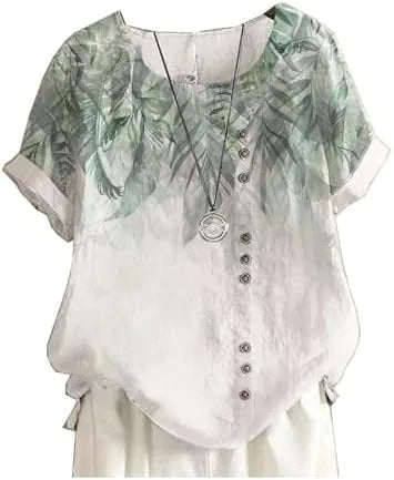 Summer Short Sleeve T-shirts Woman Camisetas Fashion Tops Tee Print Loose Tshirt Ladies Casual Blusas T Shirt Women Clothes-World Bazaar Life
