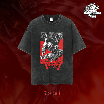 Anime Berserk T-shirts for Men New in Tops and T-shirts Cotton Men's Clothing Y2k Oversized GYM Graphic Sexmachine Vintage T-shi-World Bazaar Life