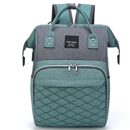 Mommy Diaper Bags Baby Stroller Hanging Bag Mother Large Capacity Nappy Backpacks with Changing Mat Convenient Baby Nursing Bags-World Bazaar Life