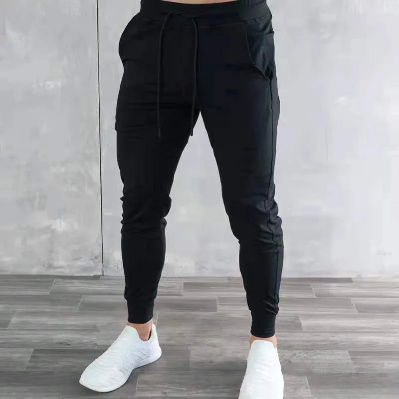 Muscle Fitness Brothers New Summer Trend Casual Sports Pants Outdoor Running Breathable Lightweight Small Foot Pants - World Bazaar Life