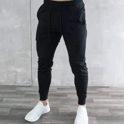 Muscle Fitness Brothers New Summer Trend Casual Sports Pants Outdoor Running Breathable Lightweight Small Foot Pants - World Bazaar Life