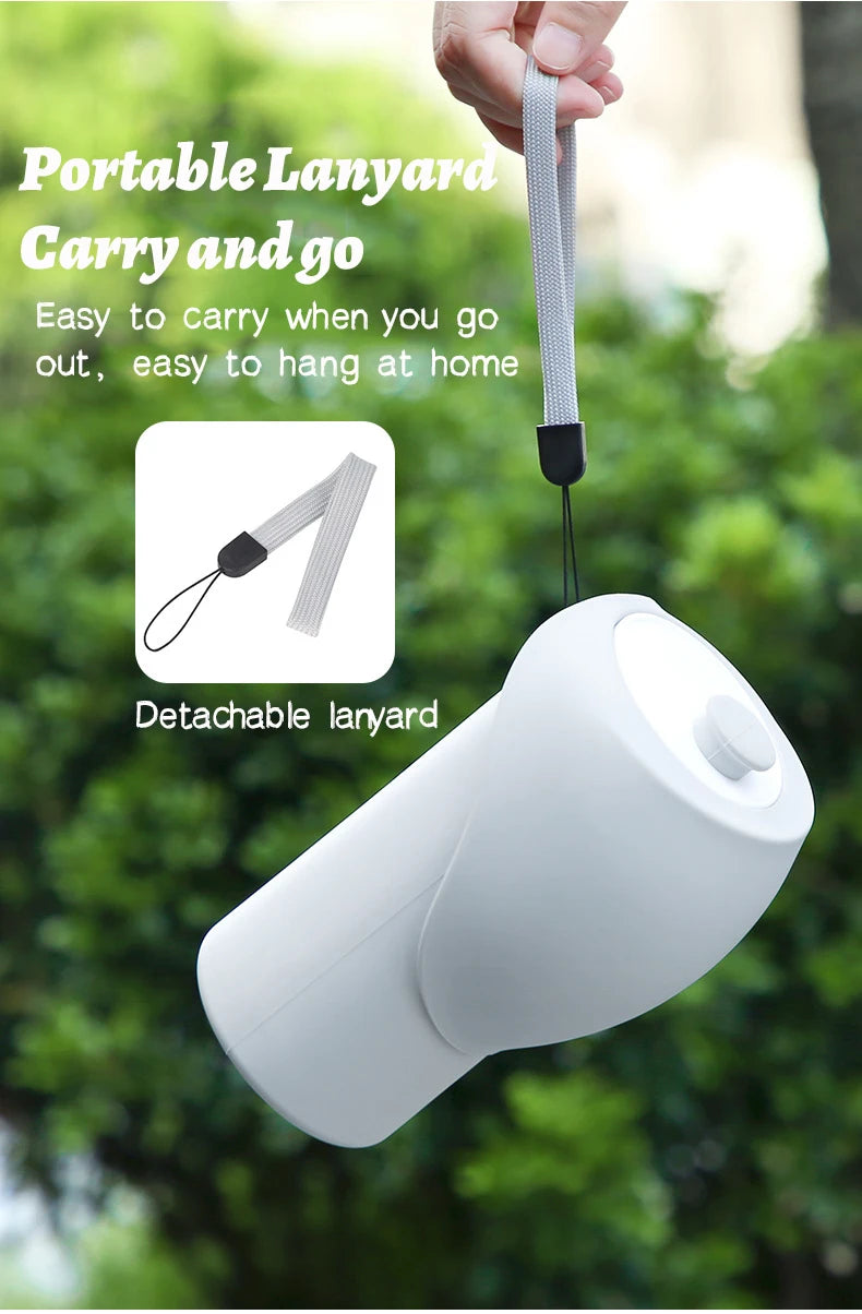 550ml Folding Pet Water Bottle - Portable Travel Mug for Dogs & Cats - World Bazaar Life