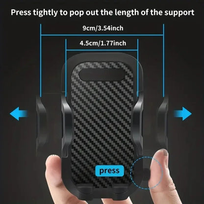 Car Phone Holder 360° Windshield Mobile Cell Support Smartphone Universal Mount Stand For iPhone 12 11 7 8 Samsung Huawei - World Bazaar Life