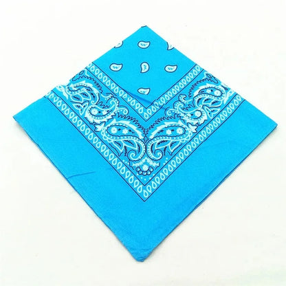 Unisex Men Women Bandana Hairband Cowboy Mens Biker Sports Headwear Wrist Hairwrap Single Sided Head Wrap Scarf Paisley - World Bazaar Life