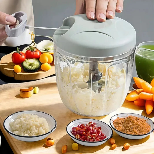 Manual Ginger & Garlic Grinder | Multifunctional Vegetable Cutter - World Bazaar Life