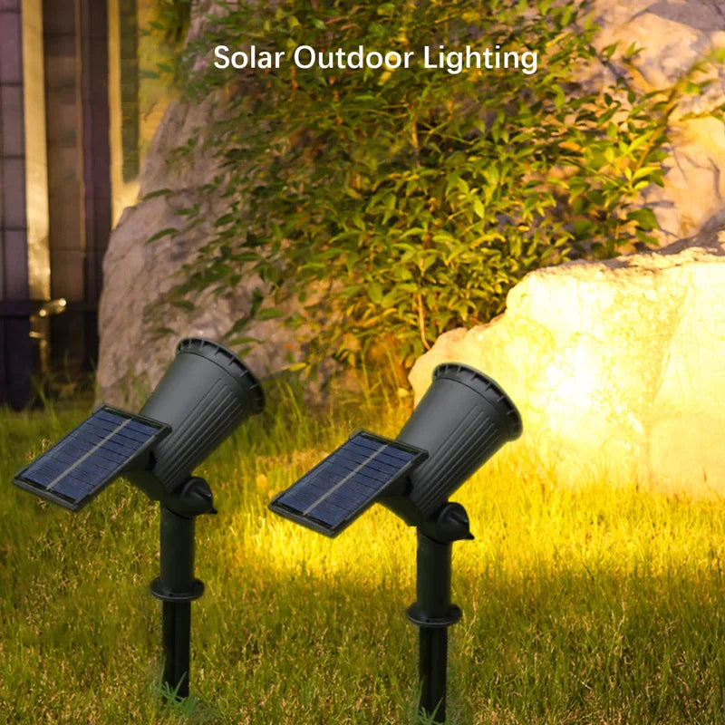 Solar LED Spotlight 9LED Outdoor Adjustable Landscape Light - World Bazaar Life