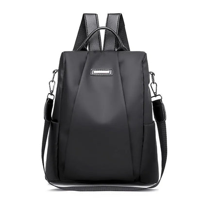 New Women's Multifunction Backpack Casual Solid Color School Bag For Girls Fashion Detachable Strap Travel Shoulder Bag - World Bazaar Life