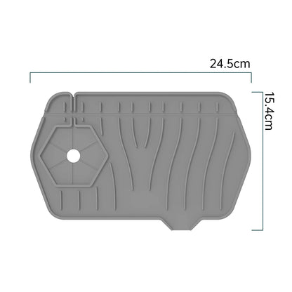 Silicone Drain Pad Countertop Protector Faucet Splash Guard Tray - World Bazaar Life