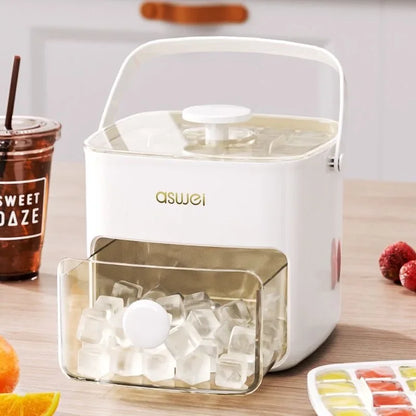 48-Grid Silicone Ice Cube Tray Mold - Portable DIY Ice Maker - World Bazaar Life