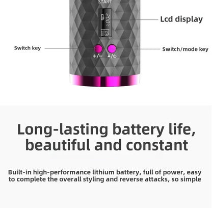 Portable Smart Hair Curler – Wireless Auto Styler for Travel