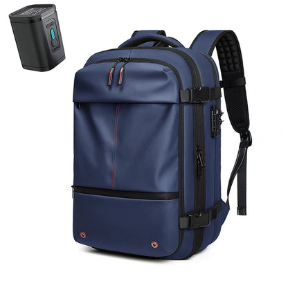 Travel Men 17 inch Laptop Backpack vacuum compression Backpack Business Large Capacity school Backpack expand outdoor backpack - World Bazaar Life