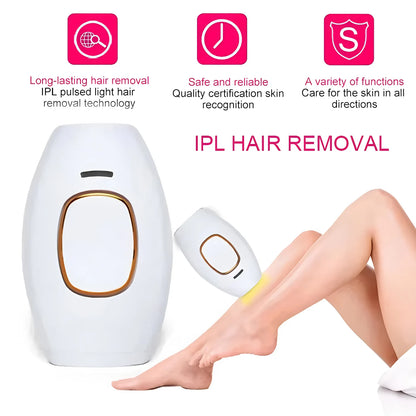 Hair Laser Depilator Electric Painless Depilator Home IPL Pulses Hair Removal Handset Women Men Painless Razor Tool