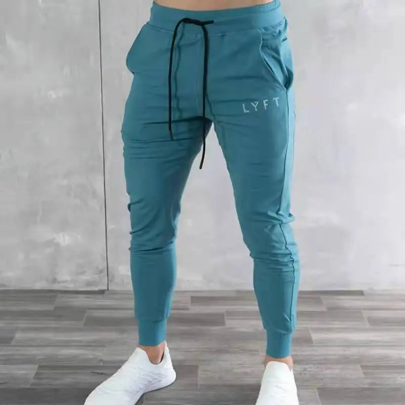 Muscle Fitness Brothers New Summer Trend Casual Sports Pants Outdoor Running Breathable Lightweight Small Foot Pants - World Bazaar Life
