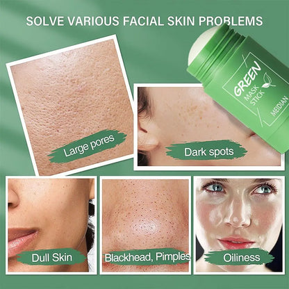 Green Tea Purifying Mask Stick - Deep Cleansing, Oil Control & Moisturizing.