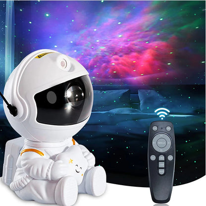 Galaxy Star Projector LED Night Light Astronaut Lamp for Bedroom Decor - World Bazaar Life