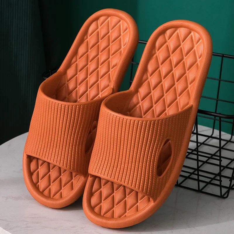 New Women Foot Massage Slippers Men Slipper Indoor Bathroom Non-slip Soft Slides Couples House Relief Feet Health Care Shoes