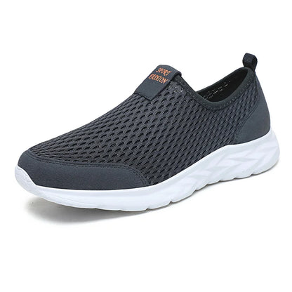 YRZL Men's Breathable Mesh Sneakers - Lightweight & Non-Slip