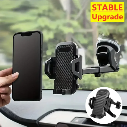 Car Phone Holder 360° Windshield Mobile Cell Support Smartphone Universal Mount Stand For iPhone 12 11 7 8 Samsung Huawei - World Bazaar Life