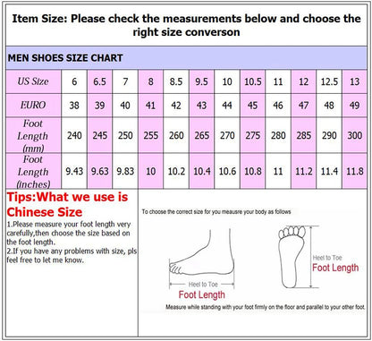 Leather Men's Shoes Thick Soles Breathable Hollow Out Casual Shoes Outdoor Men's Sports Shoes Loafers Shoes Slip On - World Bazaar Life