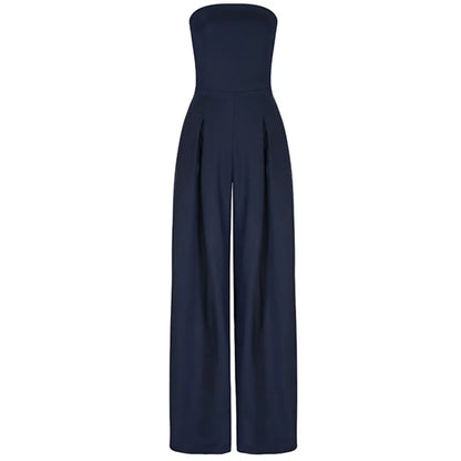 BKLD Women’s Strapless Backless Jumpsuit – Slim Fit Party Wear - World Bazaar Life