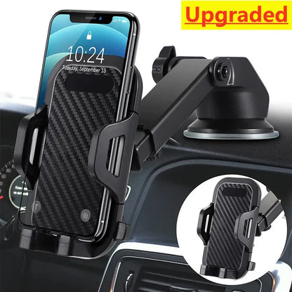 Car Phone Holder 360° Windshield Mobile Cell Support Smartphone Universal Mount Stand For iPhone 12 11 7 8 Samsung Huawei - World Bazaar Life