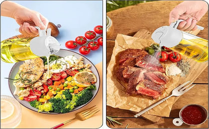2in1 Olivenölspender &amp; Sprühflasche 500ml zum Kochen &amp; Grillen