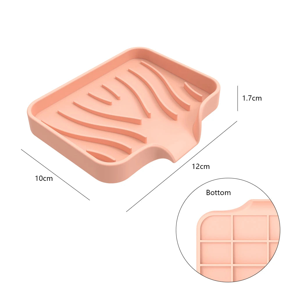 Silicone Drain Pad Countertop Protector Faucet Splash Guard Tray - World Bazaar Life