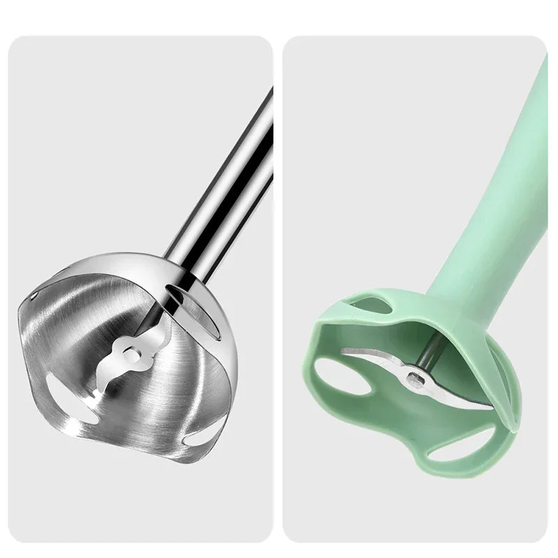 Immersion Hand Stick Blender Electric Food Vegetable Grinder Handheld Stick Mixer for Smoothies Sauces Baby Food Soups-World Bazaar Life